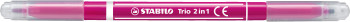 STABILO Trio 2 in 1 Fibre Tip Pen - Pink