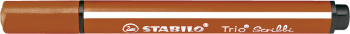 STABILO Trio Scribbi Fibre Tip Pen - Light Brown