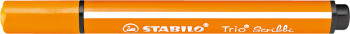 STABILO Trio Scribbi Fibre Tip Pen - Orange