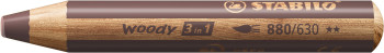 STABILO woody 3-in-1 Multi-Talented Pencil - Brown