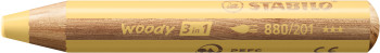 STABILO woody Pastel 3-in-1 Multi-Talented Pencil - Pastel Yellow