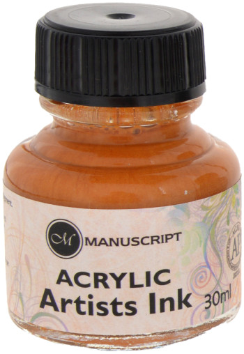 Manuscript Dip Pen Acrylic Ink - 30ml - Gold