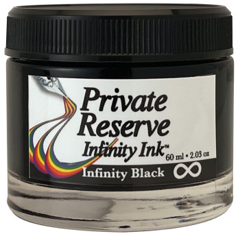Private Reserve Infinity Ink Bottle 60ml - Infinity Black (with ECO formula)