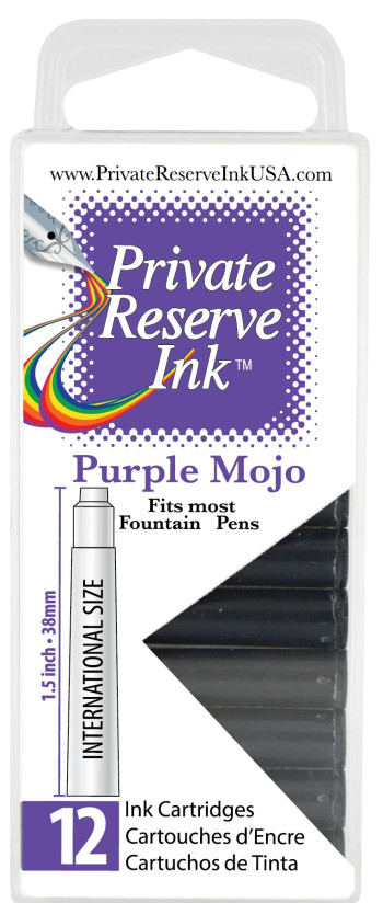 Private Reserve Ink Cartridges - Box of 12 - Purple Mojo