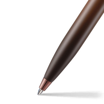 Sheaffer 100 Ballpoint Pen -  Coffee Edition PVD Trim - Picture 1