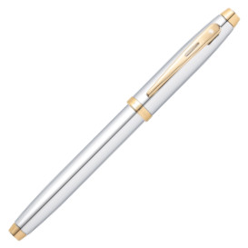 Sheaffer 100 Fountain Pen - Medalist Chrome & Gold (Clamshell) - Picture 2