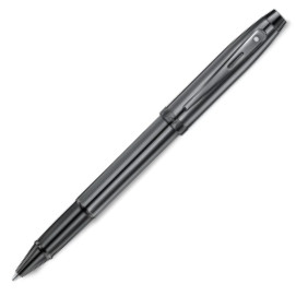 Sheaffer 100 Rollerball Pen - Ionic Shiny Dark Grey Gunmetal with PVD Trim