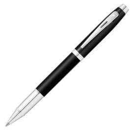Sheaffer 100 Rollerball Pen - Matte Black Chrome Trim