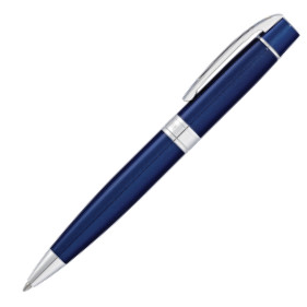 Sheaffer 300 Ballpoint Pen - Blue Lacquer Chrome Trim - Picture 1