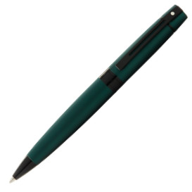 Sheaffer 300 Ballpoint Pen - Matte Green Lacquer PVD Trim