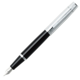Sheaffer 300 Fountain Pen - Gloss Black & Chrome