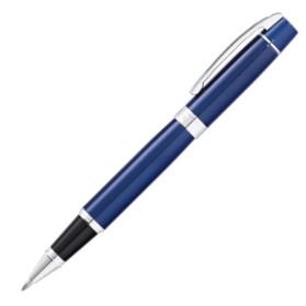 Sheaffer 300 Rollerball Pen - Blue Lacquer Chrome Trim - Picture 1