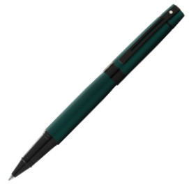 Sheaffer 300 Rollerball Pen - Matte Green Lacquer PVD Trim