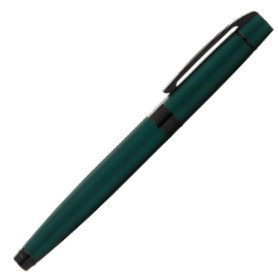 Sheaffer 300 Rollerball Pen - Matte Green Lacquer PVD Trim - Picture 3