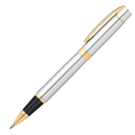 Sheaffer 300 Rollerball Pen - Medalist Chrome & Gold - Picture 1
