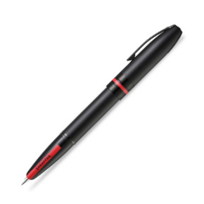 Sheaffer Icon Fountain Pen - Matte Black Lacquer Red PVD Trim