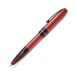 Sheaffer Icon Fountain Pen - Metallic Red Lacquer Black PVD Trims