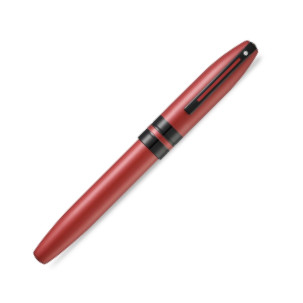 Sheaffer Icon Fountain Pen - Metallic Red Lacquer Black PVD Trims - Picture 1