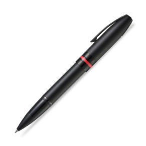Sheaffer Icon Rollerball Pen - Matte Black Lacquer Red PVD Trim