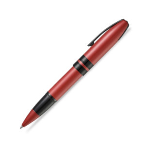 Sheaffer Icon Rollerball Pen - Metallic Red Lacquer Black PVD Trims