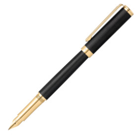Sheaffer Intensity Fountain Pen - Matte Black Gold Trim - Picture 1