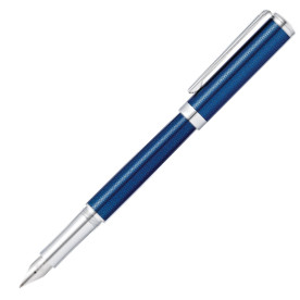 Sheaffer Intensity Fountain Pen - Translucent Blue Chrome Trim - Picture 1