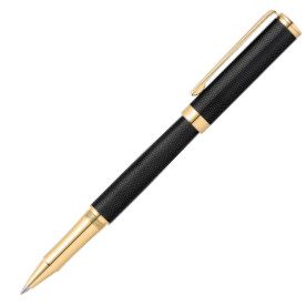 Sheaffer Intensity Rollerball Pen - Matte Black Gold Trim - Picture 1