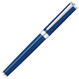 Sheaffer Intensity Rollerball Pen - Translucent Blue Chrome Trim - Picture 2