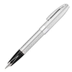 Sheaffer Legacy Fountain Pen - Chrome Herringbone - Picture 1