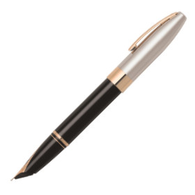 Sheaffer Legacy Heritage Fountain Pen - Black and Palladium Gold Trim - Picture 1