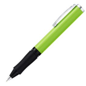 Sheaffer Pop Ballpoint Pen - Lime Green Chrome Trim - Picture 1