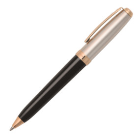 Sheaffer Prelude Ballpoint Pen - Black and Palladium Gold Trim - Picture 1