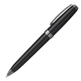 Sheaffer Prelude Ballpoint Pen - Gloss Black Gunmetal Trim - Picture 1
