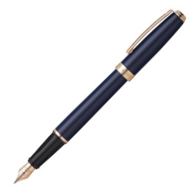 Sheaffer Prelude Fountain Pen - Cobalt Blue Rose Gold Trim - Picture 1