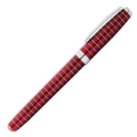 Sheaffer Prelude Fountain Pen - Merlot Red Chrome Rings - Picture 2
