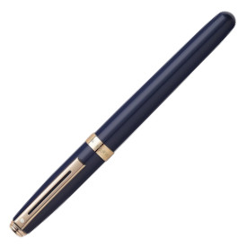 Sheaffer Prelude Rollerball Pen - Cobalt Blue Rose Gold Trim - Picture 2