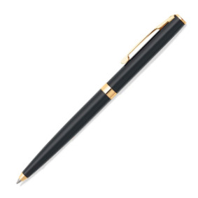 Sheaffer Sagaris Ballpoint Pen - Gloss Black Gold Trim