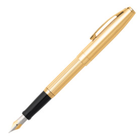 Sheaffer Sagaris Fountain Pen - Fluted Gold - Picture 1