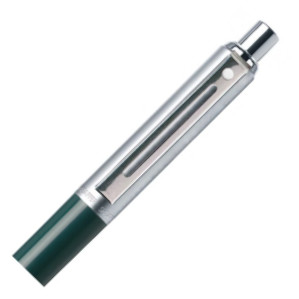 Sheaffer Sentinel Ballpoint Pen - Green Chrome Trim - Picture 1