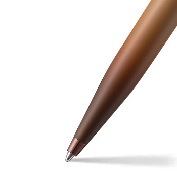 Sheaffer VFM Ballpoint Pen -  Coffee Edition PVD Trim - Picture 2