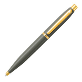 Sheaffer VFM Ballpoint Pen - Light Grey Gold Trim