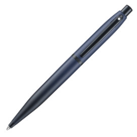 Sheaffer VFM Ballpoint Pen - Matte Blue with Matte Black PVD Trim
