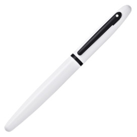 Sheaffer VFM Fountain Pen - White Lacquer Black Trim - Picture 2