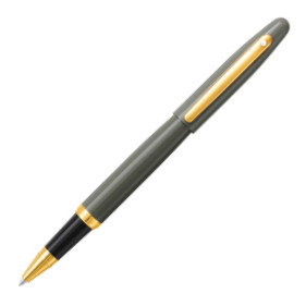 Sheaffer VFM Rollerball Pen - Light Grey Gold Trim