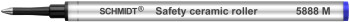 Schmidt L5888 Metal Ceramic Rollerball Refill - Medium - Blue