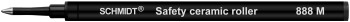 Schmidt L888 Plastic Ceramic Rollerball Refill - Medium - Black