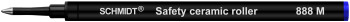 Schmidt L888 Plastic Ceramic Rollerball Refill - Medium - Blue