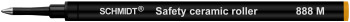 Schmidt L888 Plastic Ceramic Rollerball Refill - Medium - Orange