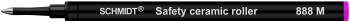 Schmidt L888 Plastic Ceramic Rollerball Refill - Medium - Pink