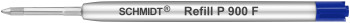 Schmidt P900 G2 Parker Style Ballpoint Refill - Fine - Blue